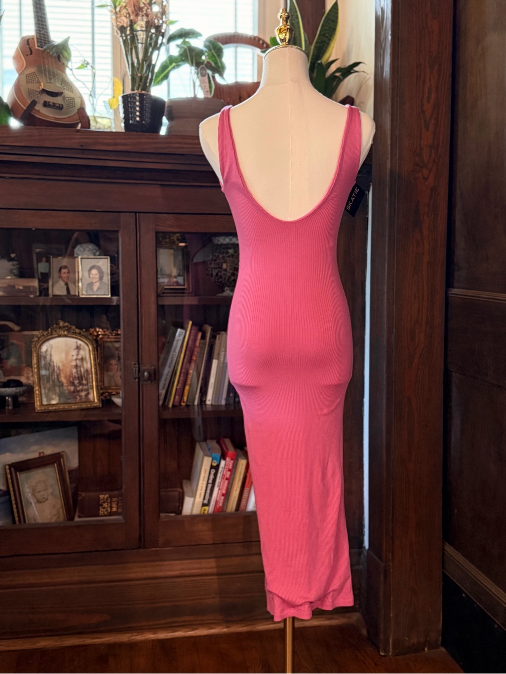 Nwt Skatie Amelia Ribbed Dress In Pink Size Xs — image 8 of 8
